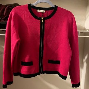 Zara knit sweater L 75%viscose/polyester